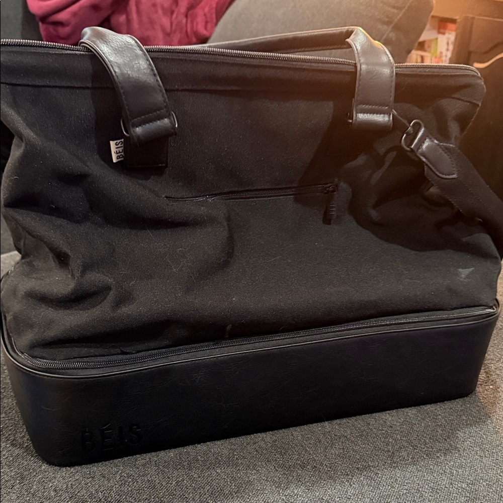 BEIS Black Men's Duffel Bag